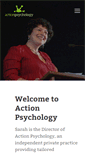 Mobile Screenshot of actionpsychology.com