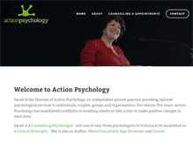 Tablet Screenshot of actionpsychology.com